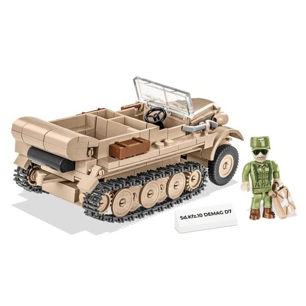 COBI ブロック ドイツ軍 戦車 Sd.Kfz.10 デマーグ D7 1/35 283ピース レゴに互換2273_6