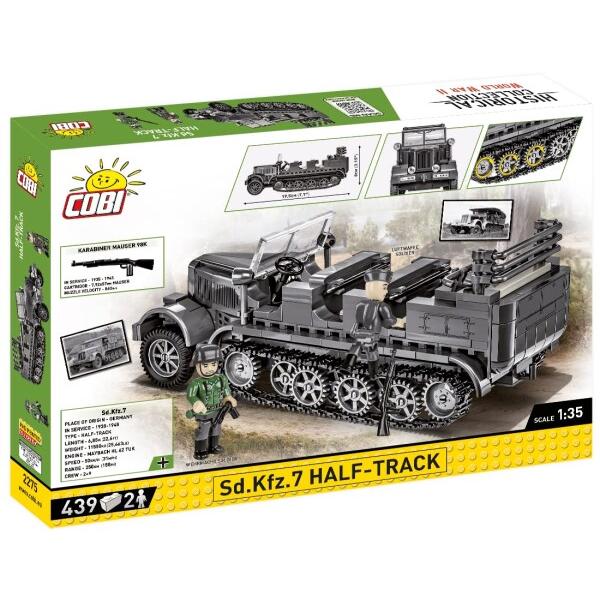 Cobi Historical Collection #2275 Sd.Kfz.7 ハーフトラック(ドイツ軍) 1/35スケール_5