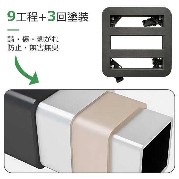 KoiFlow 鉢置き台 プランタースタンド フラワースタンド 観葉植物鉢 多肉植物 花台 キャスター付_7