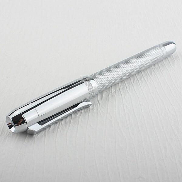 Ranvi Jinhao 92 万年筆 中字 インクコンバーター付き (シルバー