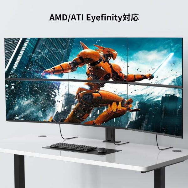 Mini DP to HDMI 変換アダプタ 8K@60Hz 4K@144Hz 2K@240Hz 15cm 編組