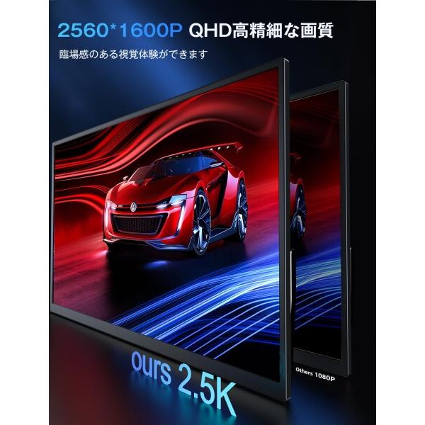 MAGICRAVEN/KEEPTIME モバイルモニター 2.5K 144Hz 16インチ 自立スタンド ポータブルディスプレイ IPSパネ_1