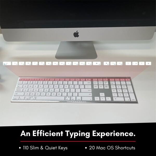 Macally ワイヤレス Bluetooth キーボード Mac対応 Keyboard Wireless Mac/iOS/PC/Android 最大三つのBluetoothデバイ_4