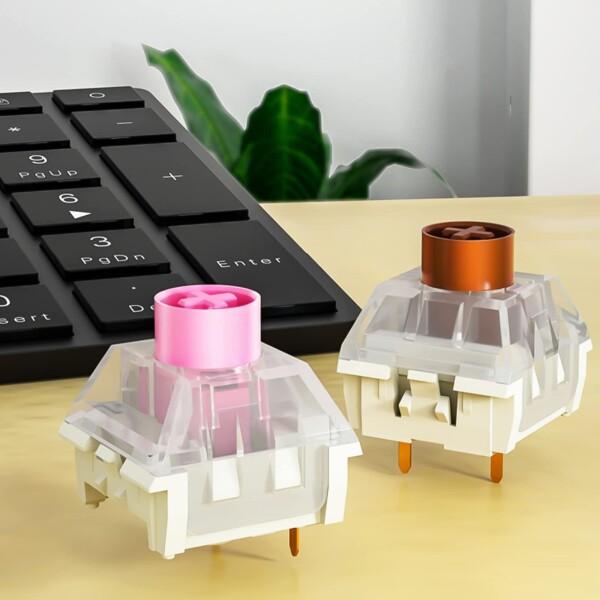 Kailh Box サイレントピンクスイッチ RGB SMD リニアスイッチ 防塵 メカニカルキーボード MXスイッチ_2