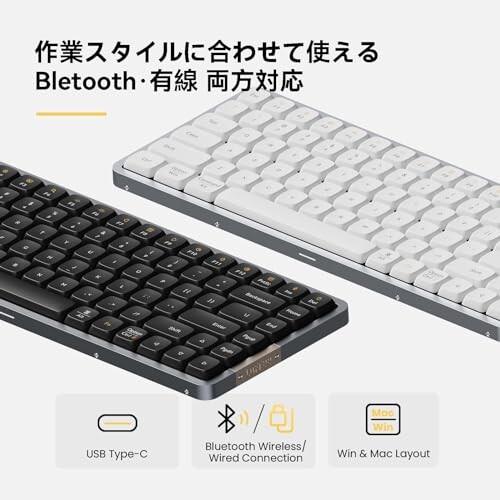 Lofree FLOW100 ロープロファイルメカニカルキーボード 英語配列