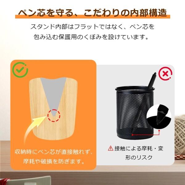 Crelaxio 液タブ 板タブ用ペンホルダー 木製 ペンスタンド XPPen