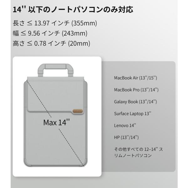 Nillkin ノートパソコンケース 14.2インチノートパソコン用スリーブ pcスタンドとマウスパッド付き_1