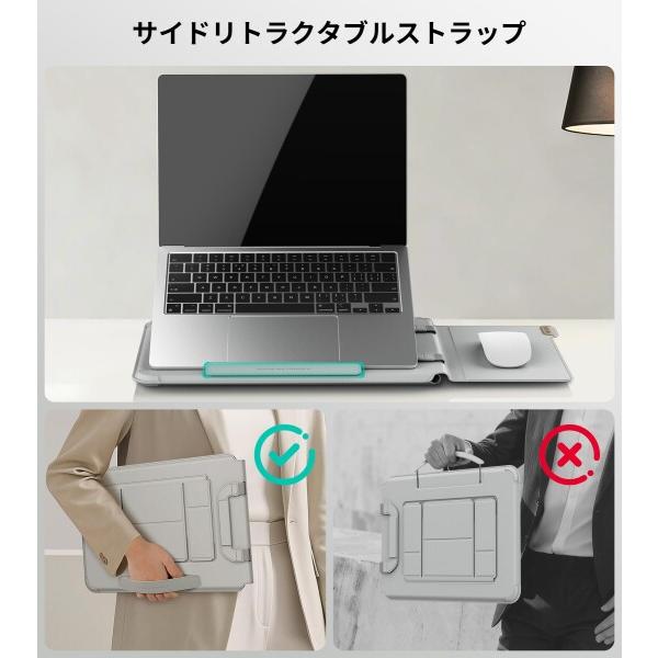 Nillkin ノートパソコンケース 14.2インチノートパソコン用スリーブ pcスタンドとマウスパッド付き_6