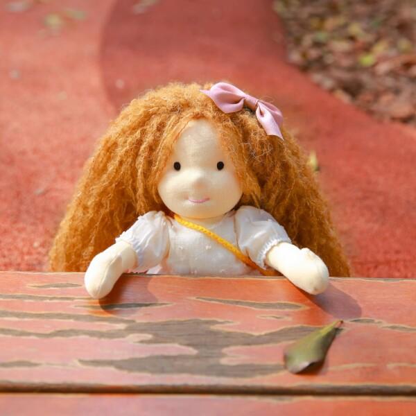 BlissfulPixie ウォルドルフ人形 Waldorf Doll 手作り人形 - Fairy 30cm 柔らかい 女の子 かわいい ぬいぐるの画像