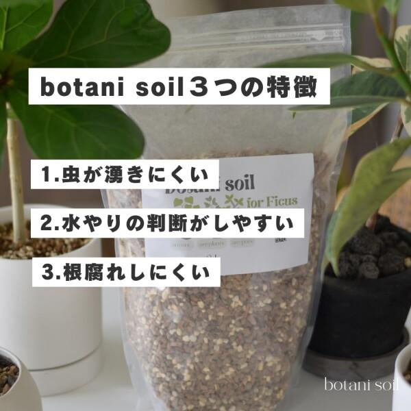 botani soil 3L 3袋 (ボタニソイル) 室内向け 観葉植物の土 虫が湧きづらい_3
