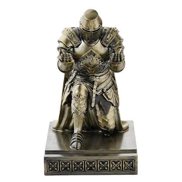 NCQIXIAO 中世テンプル騎士団の前衛将校ペンホルダー ペンスタンド デスクオーガナイザーとアク