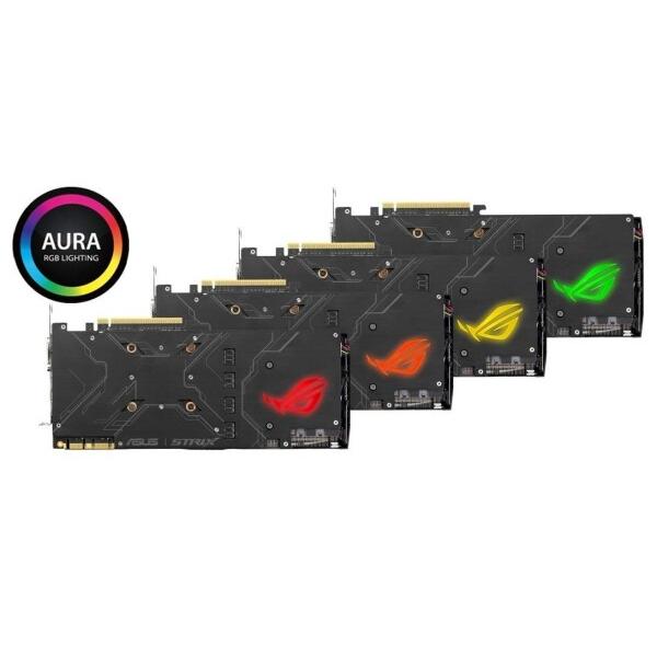 ASUS R.O.G. STRIXシリーズ NVIDIA GeForce GTX1080搭載ビデオカード ベースクロック1670MHz STRIX-GTX1080-A8G-GAMINGの画像