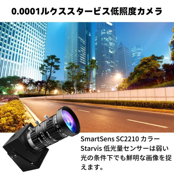 ELP 0.0001Lux低照度USBカメラ マニュアルズームウェブカメラ200万画素