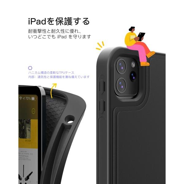 Inateck Inateck iPad A16 11世代ケース キーボード付き 着脱可能JIS