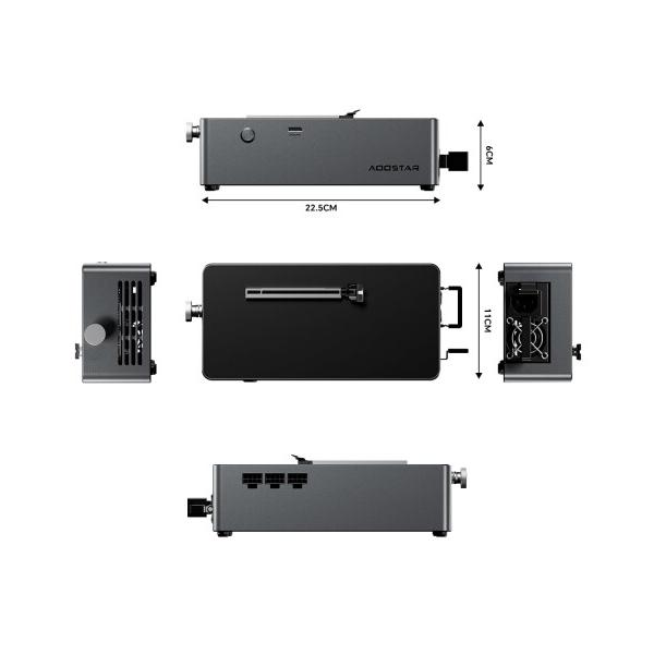AOOSTAR AG01 eGPUドックドッキングステーション OCulinkポート 800W