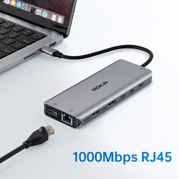 MOKiN USB Cドッキングステーション type c ドッキングステーション3