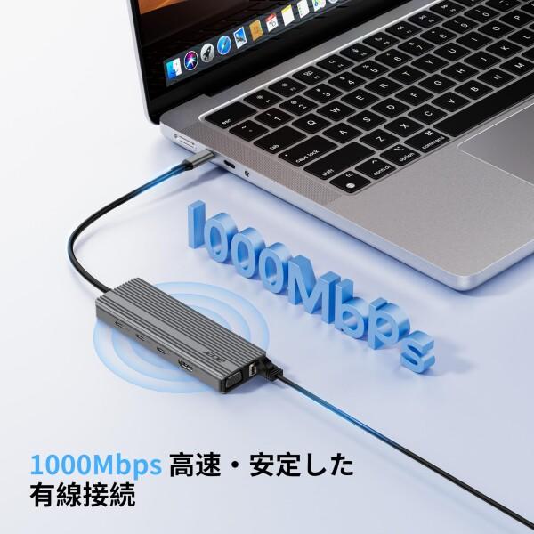 Acer USB C ハブドッキングステーション Type-C HDMI 変換アダプタ