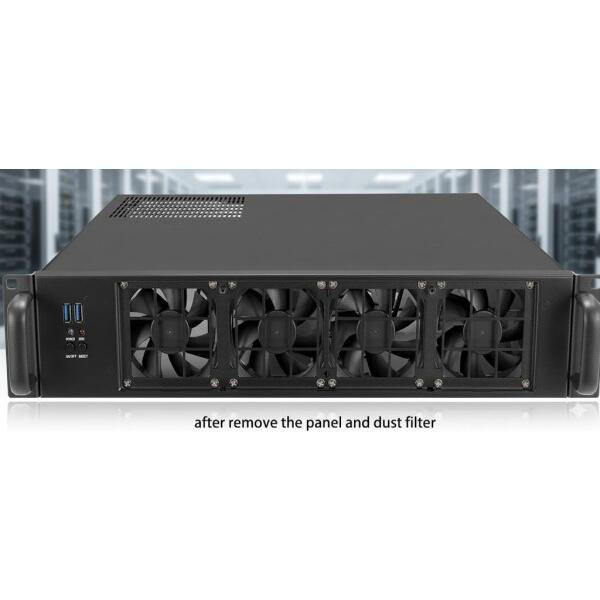 IPCHASSIS MicroATX | Mini-ITX 2U ラックマウント産業用コンピュータ