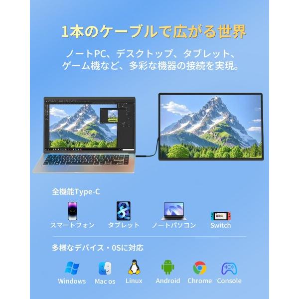 モバイルモニター 16インチ 1920*1200 ポータブルモニター ノートPC
