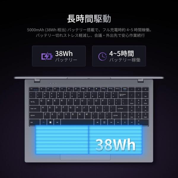 UOWAMOUノートパソコン Office 2024搭載 15.6インチ AMD3020e1080P IPS