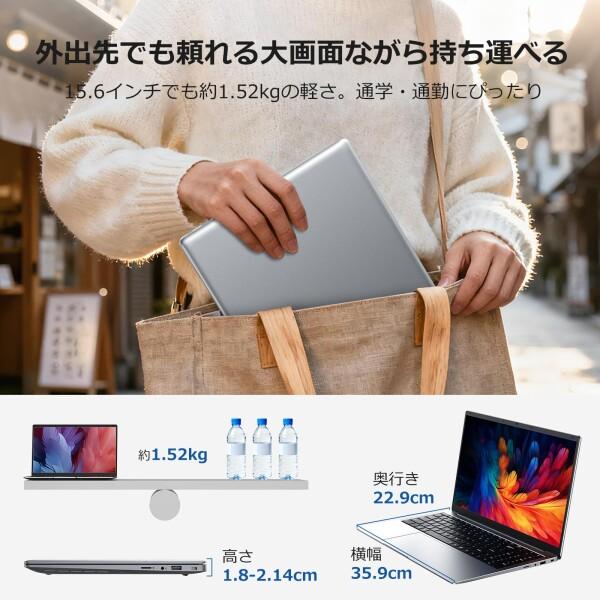 HYPERSTRIX ノートパソコン Office搭載 15.6型 Win11 Pro ノートPC