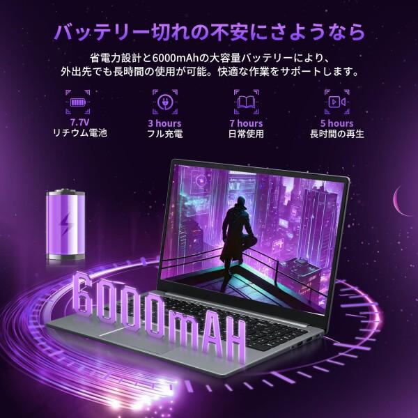 ノートパソコン Office2024 Windows11 pc/Core i3-1005G1/NVIDIA MX350（専用グラフィックカード）/16GBメモリ(増の画像