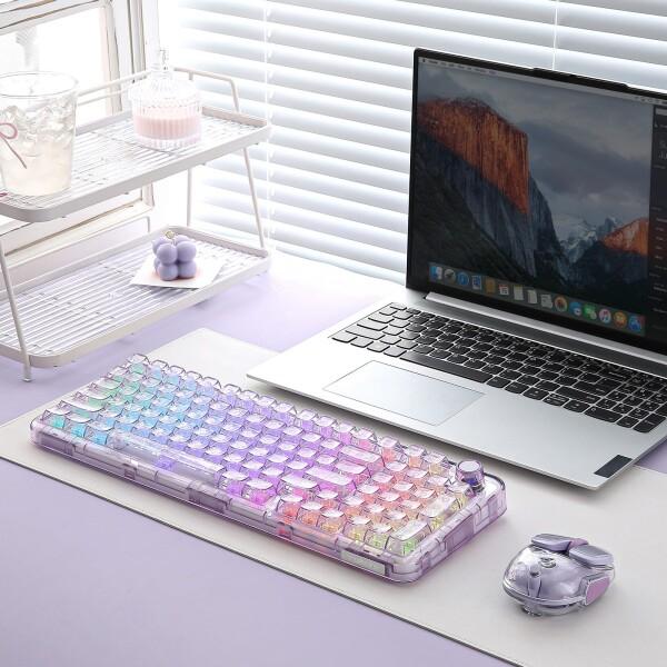 [極美品] YUNZII X98 メカニカルキーボード クリア筐体 YUNZII X98 Transparent QMK/VIA Mechanical Keyboard – YUNZII KEYBOARD