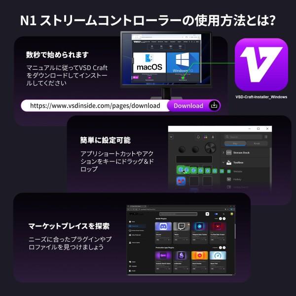 TreasLin マクロキーボード ストリームドック ストリーム