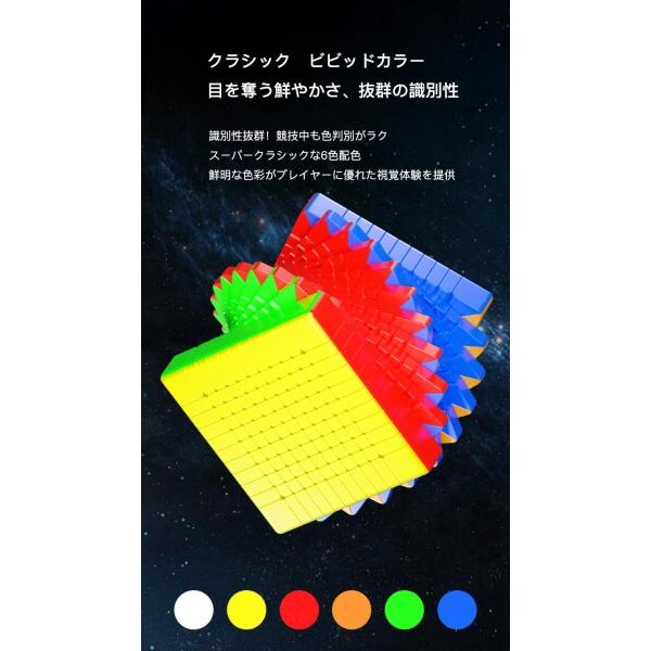 Findbetter 12x12x12 競技用キューブ 12x12 ステッカーレス 世界基準配色 立体空間認識トレ すごいスキ_1