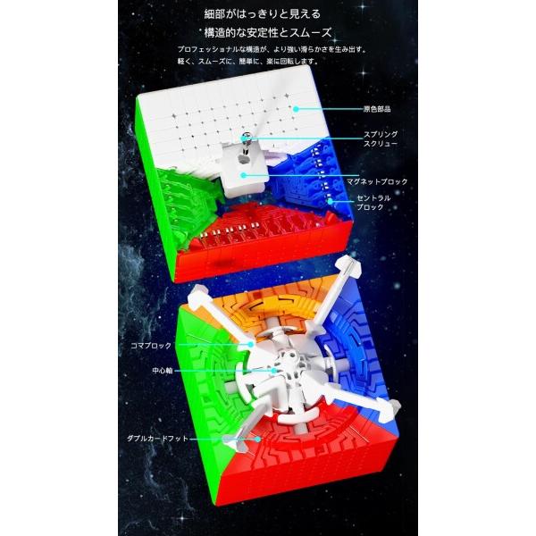 Findbetter 12x12x12 競技用キューブ 12x12 ステッカーレス 世界基準配色 立体空間認識トレ すごいスキ_4