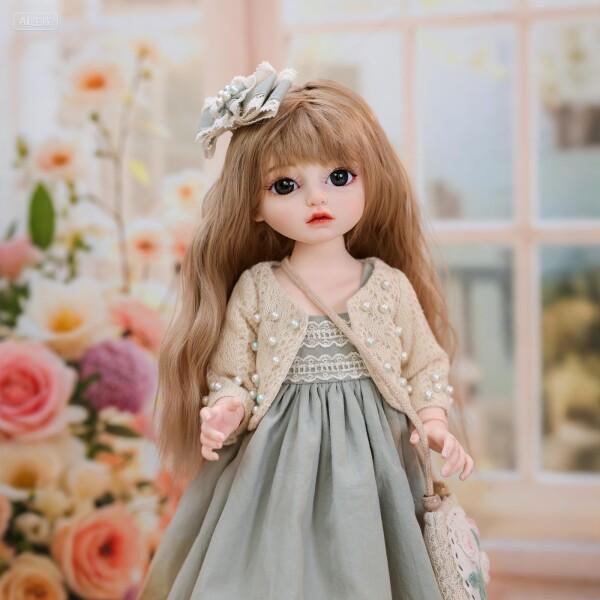 Cloveray 1/4 可愛い ビニール BJDドール 45cm 球体関節人形 可動15