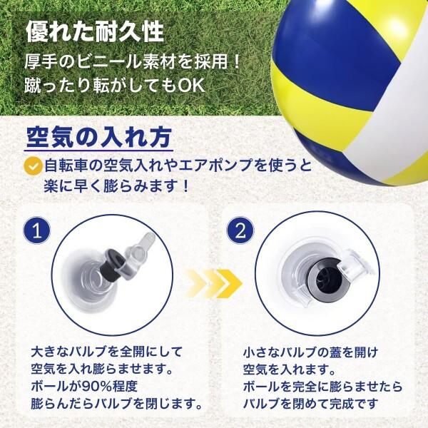 ビーチボール 赤青白 巨大 ジャンボボール 100cm 未開封 Amazon.co.jp: 巨大ビーチボール ジャンボ インフレータ ブルビーチ