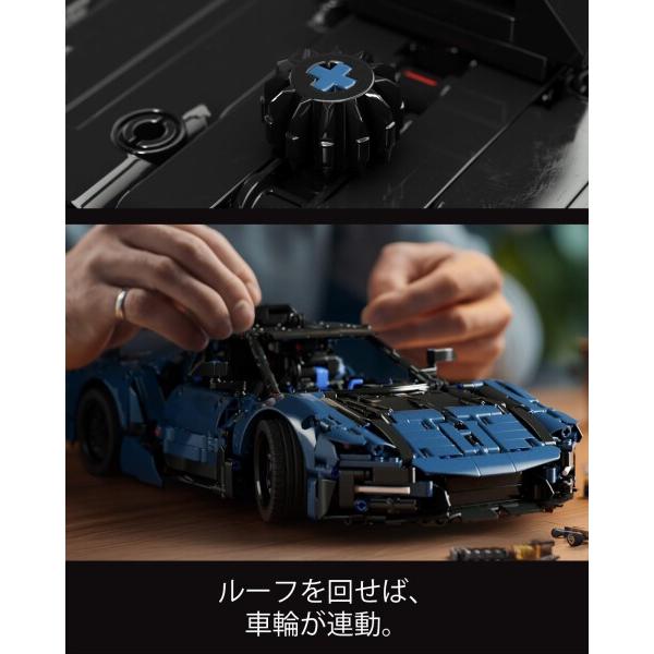 Nifeliz MCX レースカーブロック 1/12 スケール 大人向けブロックセット 組み立てモデル 乗り物車お_3