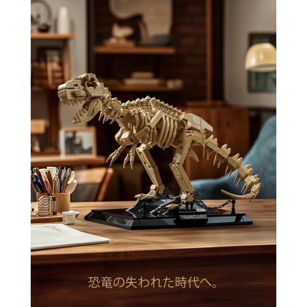 Nifeliz ティラノサウルス 骨格ブロックおもちゃ 大人向け組み立て