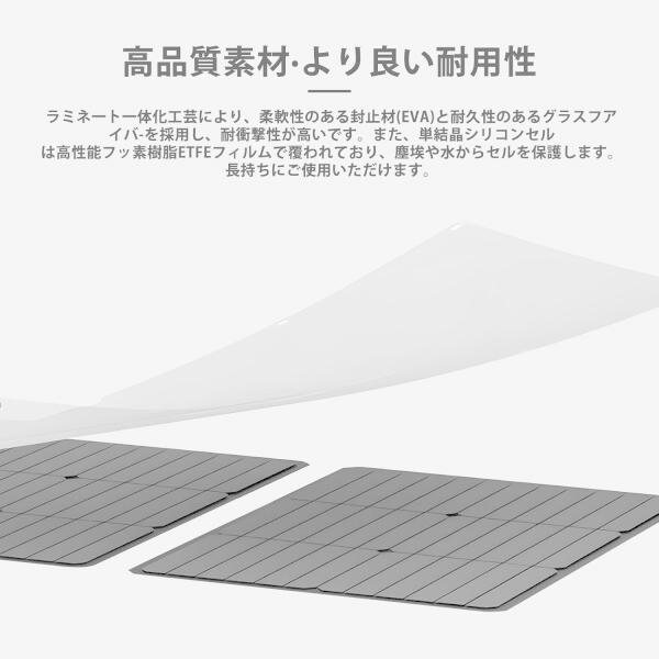 IEE ソーラーパネル 200W ソーラーチャージャー 折り畳み式 単結晶 23