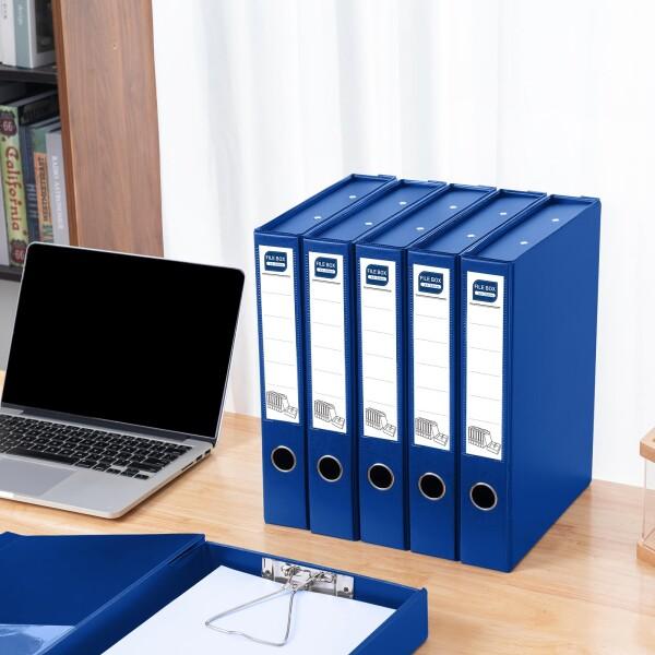 JIDHUHI A4書類整理 ファイルボックス 折りたたみ式 マグネット開閉式