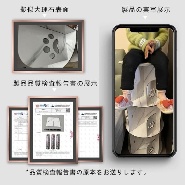 3段回転式本棚, 360度回転マルチシェルフ, ホワイト, スペース節約型, 子供用絵本収納ラック, 大_5