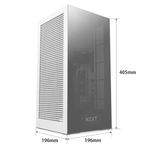 NZXT NZXT H1 Version2 PCケース コンパクト WHITE 電源、簡易水冷付属