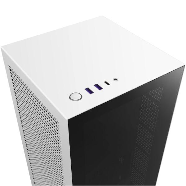 NZXT NZXT H1 Version2 PCケース コンパクト WHITE 電源、簡易水冷付属