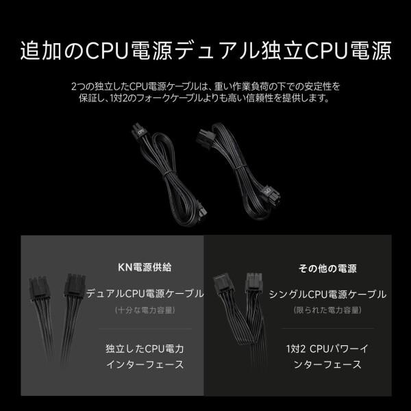 PCCOOLER CPS KN1000 完全モジュラー電源ユニット、80 PLUS Gold 1000W