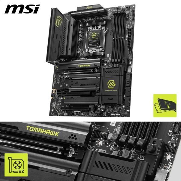 MSI MAG X870 トマホーク WiFi AM5 DDR5 8400MHZ(OC) USB4 4X M.2 HDMI 5G LAN WiFi 7 RGB ATX_2