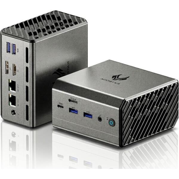 AOOSTAR GT68 ミニpc ryzen 7 Pro 6850H (8C/16T 4.7GHz) 16G RAM 1TB SSD、M.2*3基+Oculink+USB4+デュアル2.5G LAN mini pc、 3（Yahoo!・チャンスAA）