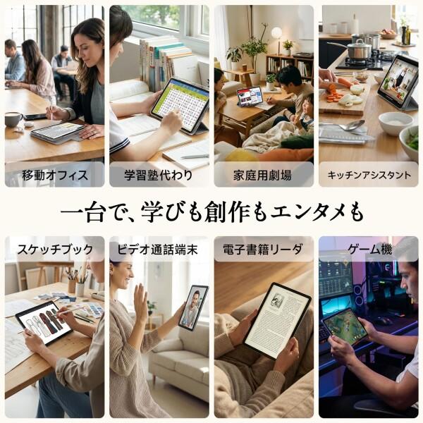 Android タブレット 12インチ SIMフリー 絵描き用: Callsky-Tab