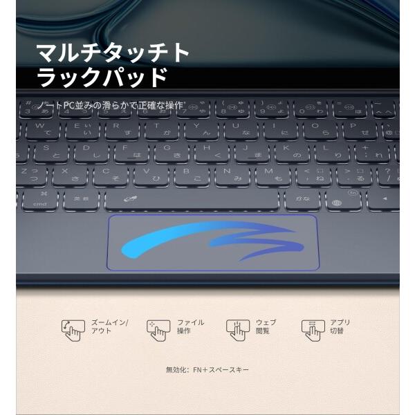 Dexnor キーボードケース for iPad Air 11インチ (M3 2025/M2 2024