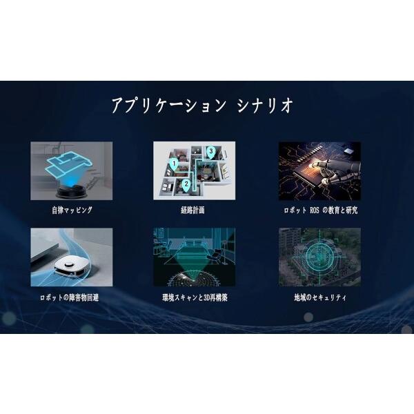WayPonDEV YDLIDAR Tmini Plus 360度LiDAR スキャナー 測距距離12m 高精度 小型軽量 ROS/ロボットナビゲーショの画像