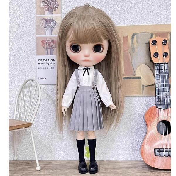♡ブライス　アウトフィット　ブラウス　スカート　セット rakulifey ブライス用服セット お洋服 長袖シャツ スカート アウト