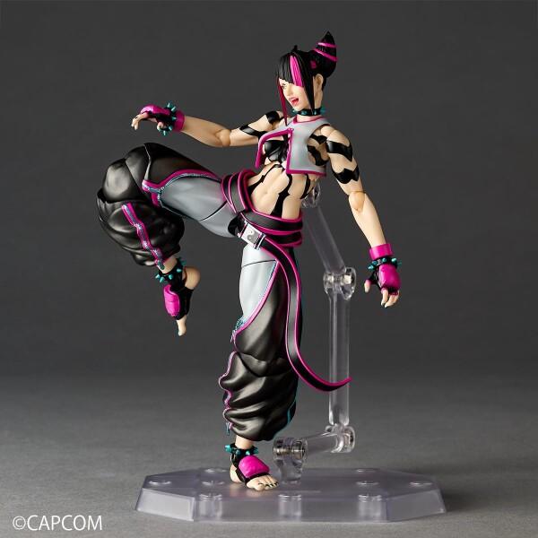 海洋堂 リボルテック アメイジング・ヤマグチ ストリートファイター6 ジュリ アクションフィギ_2