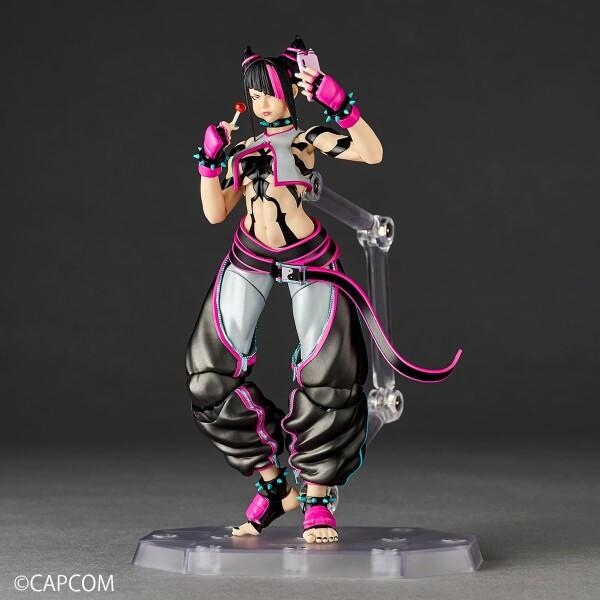 海洋堂 リボルテック アメイジング・ヤマグチ ストリートファイター6 ジュリ アクションフィギ_7