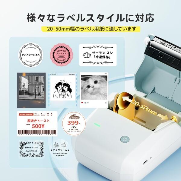 NIIMBOT B1Pro ラベルメーカー スマホ対応 サーマルプリンター 感熱