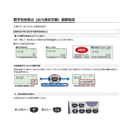 カシオ 関数電卓 数学自然表示 572関数 10桁 fx-995ES-N シルバーの画像